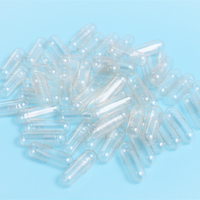 Taux de remplissage 99.99% Size000 00 0 1 2 Capsules végétariennes vides végétariennes transparentes organiques HPMC