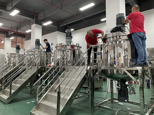 Cuve de mélange de détergent liquide en acier inoxydable 500L 1000L, mélangeur à cisaillement élevé, cuve agitateur industrielle - Product Image 2