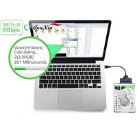 Adaptateur USB 3.0 2.0 vers Sata série 22 broches, séparateur Sata, boîtier de disque dur externe 1.25, adaptateur de câble pour ordinateur portable