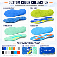 Semelles orthopédiques tendance en EVA pour le soutien de la voûte plantaire, correctrices pour pieds plats, pour chaussures