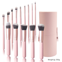 Fourniture d'usine Glam Blend Fard à Paupières Brosse Ensemble Professionnel Cheveux Synthétiques Petit Plat pour Eyeliner Application Fille Maquillage
