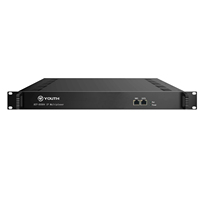 Multiplexeur IP HZY-D3504, 4 ports ASI bidirectionnels, 513 entrées IP, 5 sorties MPTS, remappage PID, ajustement PCR pour centre de diffusion CATV
