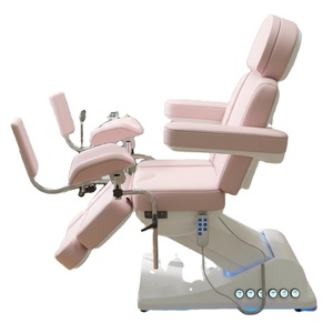 Table de massage électrique de beauté avec 4 réglages électriques indépendants, surface chauffante en cuir PU, pour soins du visage, tatouage et usage médical - Product Image 1