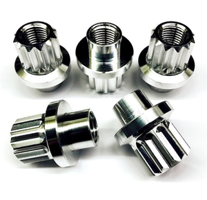 Werkseitig niedriger Preis 1/2 "-20 7/16"-20 M12 * 1, 5 M14 * 1,5 Aluminium <span class=keywords><strong>Billet</strong></span> 12-Punkt-Radmuttern - Product Image 5