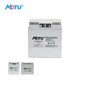 Batería de Gel de Ciclo Profundo MOTU de 12V, 24Ah, 38Ah, 65Ah, Baterías Selladas de Plomo-Ácido para Sistemas Solares, UPS y Energía de Respaldo - Product Image 1