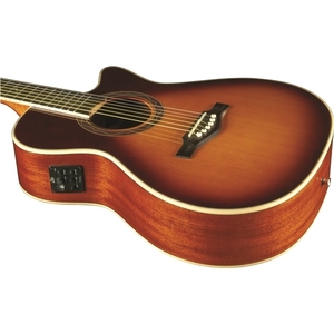 EKO GUITARS- One A150ce Vintage Burst Acoustic Guitars Solid Tops Acajou Côtés et Dos Touche Roupana Amérique du Sud - Product Image 4
