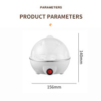 Rapide rapide Mini cuiseur à oeufs bouillis Machine intelligente en plastique électrique oeuf vapeur chaudière rapide électrique cuiseur à oeufs chaudière