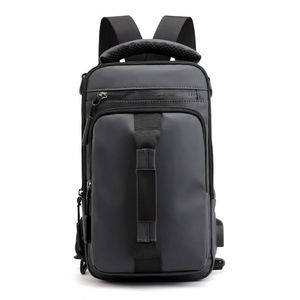 Sac bandoulière homme OEM pour voyage, sac de poitrine en nylon de haute qualité, personnalisable avec logo et lettres, idéal pour la promotion - Product Image 3