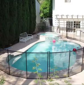 <span class=keywords><strong>Barrière</strong></span> <span class=keywords><strong>de</strong></span> <span class=keywords><strong>sécurité</strong></span> pour <span class=keywords><strong>piscine</strong></span> en aluminium portable, amovible, kit <span class=keywords><strong>de</strong></span> section <span class=keywords><strong>de</strong></span> clôture enterrée - Product Image 6