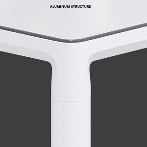 Cao Cấp Khung Nhôm Tủ Bàn Làm Việc Nội Thất 6 Chỗ Ngồi Nhân Viên Bàn Hiện Đại - Product Image 4