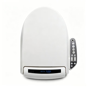 Couverture de bidet électrique à eau chaude multi-températures avec mode lavage féminin et lavement pour usage familial - Product Image 1