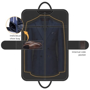 Bolsa de Viaje 2 en 1 Personalizable con Logotipo, Bolsa de Ropa de Poliéster Convertible para Trajes, Ideal para Viajes - Product Image 4