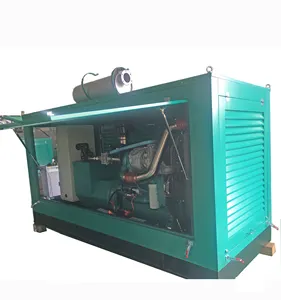 200KW Natural gas powered engine silent canopy generator cng/png/lng hydrogen alternative energy soundproof generators