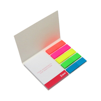 Bloc-notes adhésif de haute qualité avec couverture rigide, bloc-notes avec autocollants