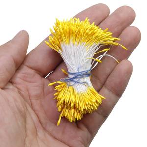 Hecho a mano 360 Uds 1mm perla puntiaguda flor <span class=keywords><strong>estambre</strong></span> horquilla flor Artificial accesorio para fiesta de Navidad nueva llegada Venta caliente - Product Image 3