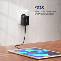 Cargadores de Pared Rápidos Tommox de 45W Tipo-C, Plegables, con Enchufe EU, UK, KR, para Teléfonos Móviles, Tabletas, iPad, Venta al Por Mayor