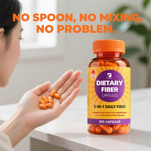 Kapsul serat makanan kustom pabrik OEM/ODM suplemen tingkat gula darah sehat kapsul serat makanan harian 3-in-1 - Product Image 6