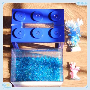 Kleine Betta <span class=keywords><strong>Aquarium</strong></span>, Stapelbare Mini <span class=keywords><strong>Aquarium</strong></span> <span class=keywords><strong>Aquarium</strong></span> Tank Kit, Rechthoekige Kubus <span class=keywords><strong>Aquarium</strong></span> Met <span class=keywords><strong>Aquarium</strong></span> Decoratie, - Product Image 2