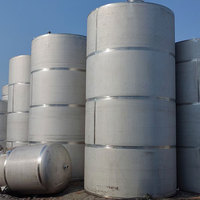 Détergent 1000litres fond plat 1000l 45000l 10m3 50000l conteneurs réservoir de stockage en acier inoxydable 242m3