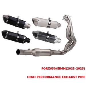 Sistema de Escape Completo, Sensor de Silenciador, Tubo de Conexión Delantero Medio para ER6N Versys 650 <span class=keywords><strong>Z650</strong></span> Ninja 650 <span class=keywords><strong>2023</strong></span> a 2025 - Product Image 2