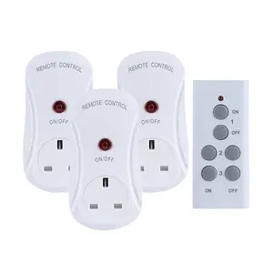 UK Standard Smart Home Power Socket Wall Plug With Remote Control