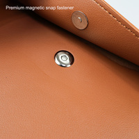 GemFully 2025 Nouvelle arrivée Pet Leather Folder A4 Document Holder A4 Document Folder Leather File Holder Organizer