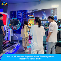 Machine d'arcade de tir immersif en réalité virtuelle avec écran HD 32 pouces et pistolet à détection de mouvement pour salles de jeux et centres commerciaux