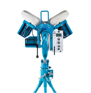 TOP NOW! Three-<b>Wheel</b> BP3 Aluminum Steel Baseball Pitching Training Machine-Power Supply Lithium Battery Blue Color-MULTINATIONAL - Product Image 4
