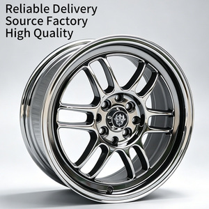 Roues universelles FLowtone, roues de 16 pouces 4x100/114.3, alliage d'aluminium léger, jantes pour VW Polo Golf Mk1 Mk2 Mk3 Lupo - Product Image 1