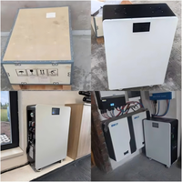 Batterie de stockage d'énergie domestique Docan EU USA Stock 48V 300Ah 16kWh LiFePO4, packs de batteries murales 314Ah, BMS intelligent 200A WiFi