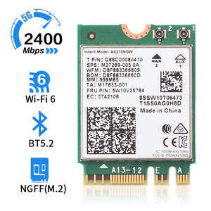 EDUP Offre Spéciale Tri-bande 2.4Ghz/5.8Ghz/6Ghz M.2 Module AX210NGW <span class=keywords><strong>AX210</strong></span> - Product Image 5