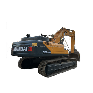 Excavatrice hyundai de Corée pelle sur chenilles d'occasion R520LVS 520 485 52 tonnes pelle d'occasion lourde pour les routes de la ville du bâtiment - Product Image 1