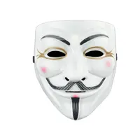 אנונימי V עבור Vendetta ליל כל הקדושים קרנבל המפלגה מסכה עם עין קישוט קוספליי Masquerade אפריל "שוטי יום מסיבת אבזרי