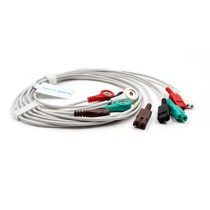 Plinma สายเคเบิล <span class=keywords><strong>ECG</strong></span> ทางการแพทย์5สายตะกั่ว <span class=keywords><strong>ECG</strong></span> - Product Image 4