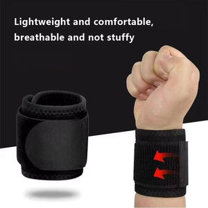 מפעל הסיטונאי אישי קרפלית כף היד עוטפת פוליאסטר ספורט יד אירוע יד פרק כף יד רצועות הרמה לגברים נשים - Product Image 3