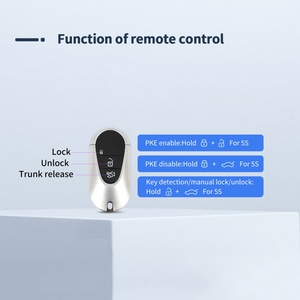 Système de clé intelligente EASYGUARD sans clé compatible avec BENZ FBS4 avec bouton de démarrage OEM (2014-) et accès confort (Comfort Access) - Product Image 2