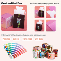 Vente en gros de mini briques de construction personnalisées, boîte mystère, créez votre propre boîte cadeau mystère, boîte mystère avec logo personnalisé, jouet personnalisé en plastique
