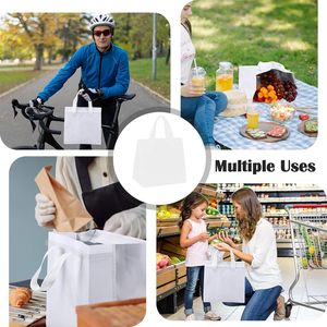 Bolsa Térmica Personalizada Desechable de Tela No Tejida para Comida para Llevar, Bebidas Frías y Calientes, Café, para Restaurantes y Entrega de Vasos - Product Image 5