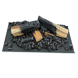 Juego de Leños de Resina Decorativos para Chimenea Eléctrica, Hechos a Mano, de Alta Calidad, con Diferentes Diseños, OEM - Product Image 3