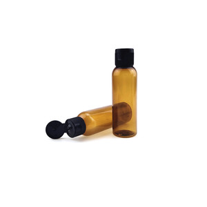 <strong>Manufacturing</strong> Factory Wholesale Square Empty 30 50 60 <strong>100</strong> 250ml Squeeze Plastic Flip Cap Dispenser PET Amber <strong>Cosmetic</strong> Packaging - Product Image 6
