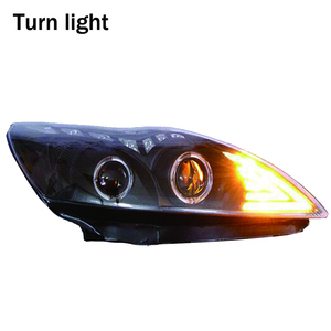 Phare de voiture pour 2009 à <span class=keywords><strong>2014</strong></span> pour <span class=keywords><strong>Ford</strong></span> LED Daytime Running Light Noir Modifié Style 2N11-15201-AC - Product Image 4