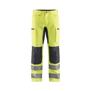 BLAKLADER - 158518113396D88 Pantalon haute visibilité avec stretch Jaune/Gris moyen-EAN 7330509702901 HI-VIS WORKWEAR - Product Image 1