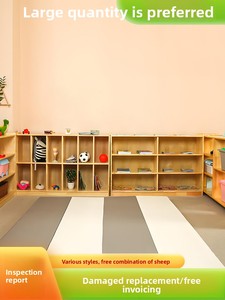 Meuble de rangement modulable pour chambre d'enfant et cuisine, bibliothèque en bois massif, design de luxe - Product Image 2