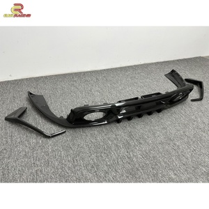 Difusor Trasero de Fibra de Carbono Estilo Tehart con Divisor Trasero para Porsche 992 Turbo S 2020-2023 - Product Image 6