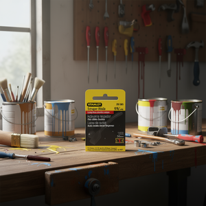 Cuchilla raspadora Stanley de 1-1/2 pulgadas de ancho con doble filo para raspar pintura - Product Image 3