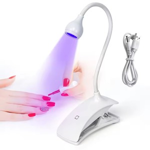 Led Nail Lights Dryer UV Lamp Ultraviolet Flexible Clip-On <b>Desk</b> <b>Mini</b> USB UV Gel Curing <b>Desk</b> Lamp Manicure Pedicure Salon Tools - Product Image 3