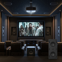 Sistema de Altavoces de Cine en Casa de 5.1 Canales - Arreglo de Altavoces - Audio Profesional de Metal de 6.5 Pulgadas para una Calidad de Nivel Cinematográfico