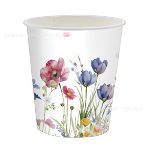 Wildflower Party <b>Disposable</b> Tableware Set Paper <b>Plates</b> Cups Napkins Cutlery For Gatherings And Parties - Product Image 3