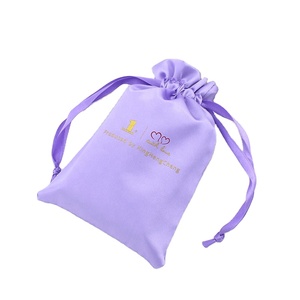 Pochette à bijoux en soie de haute qualité, design d'usine, petit sac cadeau pour bijoux, pour extensions de cheveux - Product Image 5