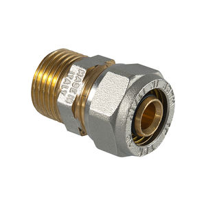 Raccords de compression en laiton Compression droite mâle 26X1 filetage BSPP et BSPT 12mm taille de tuyau en acier inoxydable 316 cuivre - Product Image 2